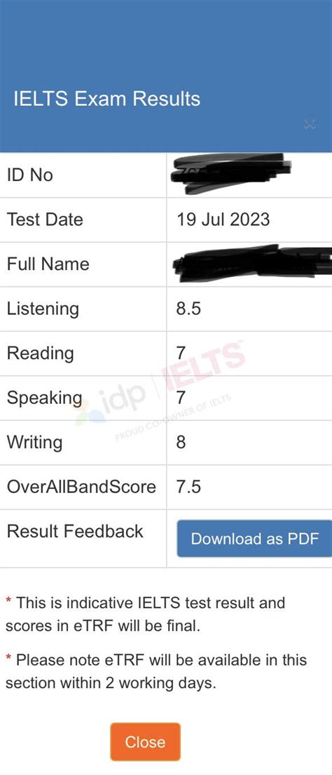 When do I receive my results and how is the test scored .